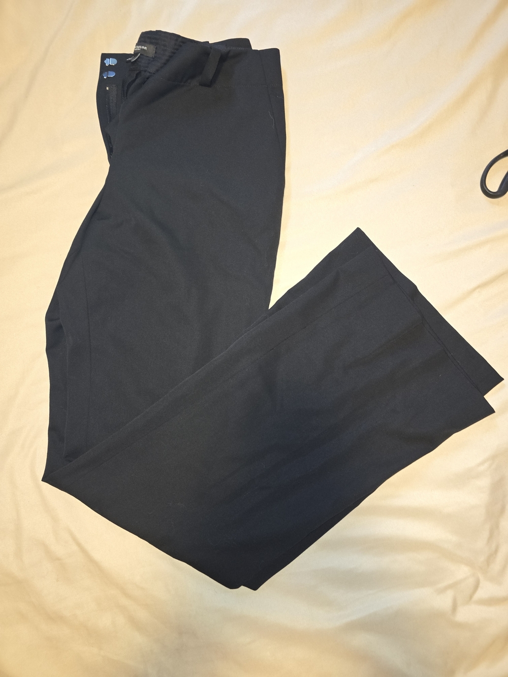 Ann TAYLOR Classic Women's Black Dress Pants SZ 2 LIKE NEW
